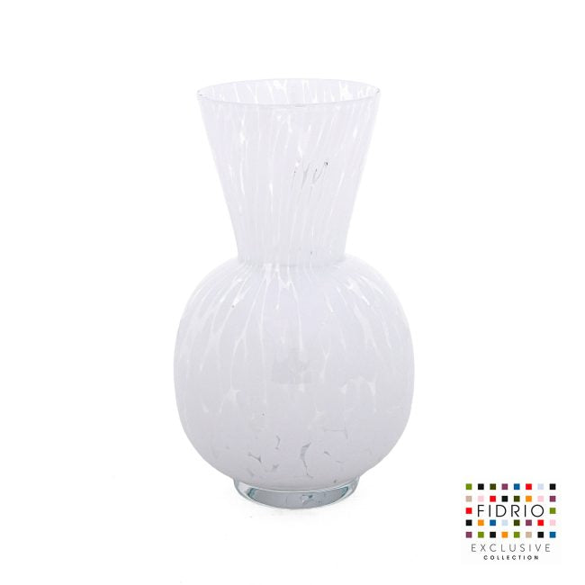 Bolvase with conical neck - White Granulat