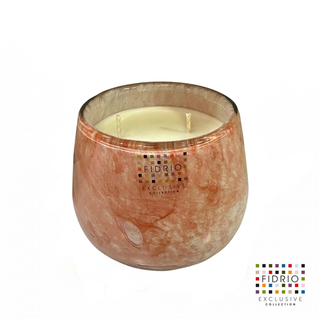 Vase Montreal with candel - Blush
