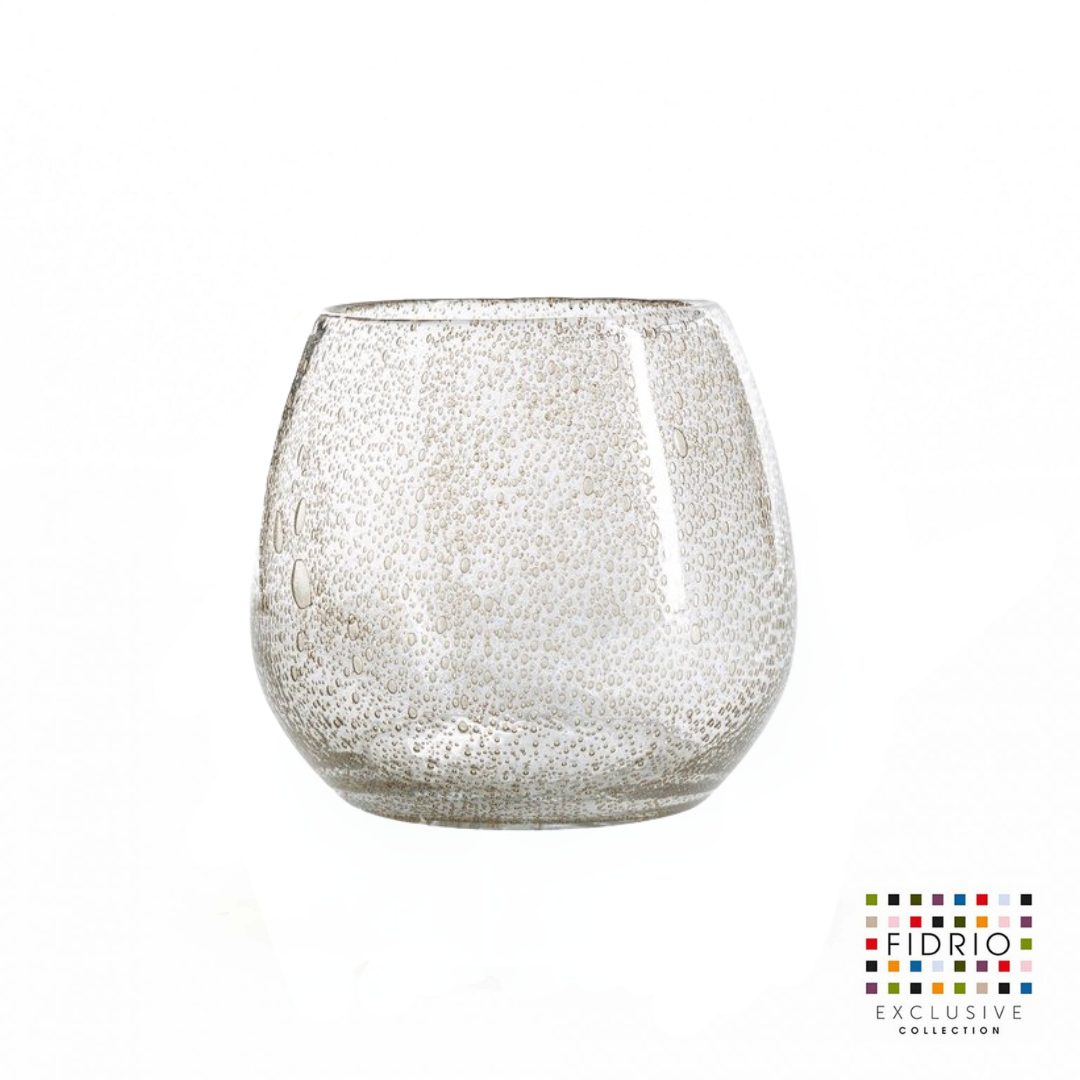 Vase Fiore - Bubbles Clear