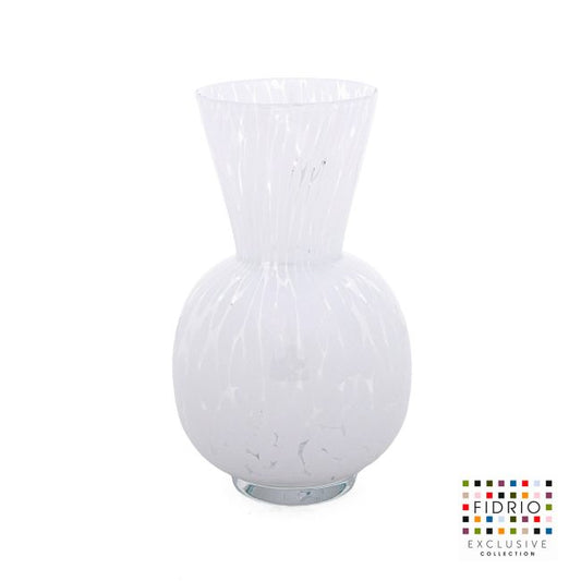 Bolvase with conical neck - White Granulat
