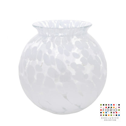 Vase Convesso - White Granulat